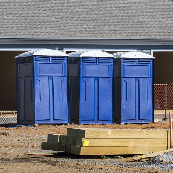 are there any restrictions on where i can place the porta potties during my rental period in Talcott WV